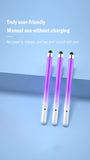 Lápiz capacitivo de doble cabezal, disco de silicona, lápiz óptico de doble propósito, para pintura, retoque de oficina, teléfono móvil, tableta, lápiz capacitivo