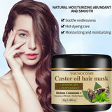 100% Pure Castor oil hair mask Castor oil Hair Growth Oil Natural Treatment Nourish Reduce Hair Loss Anti-Breakage Hair Products