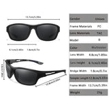 Men's Polarized Fishing Sunglasses Men Women Cycling Driving Hiking Sun Glasses Anti-glare UV400 Eyewear TAC Lens 1 PC