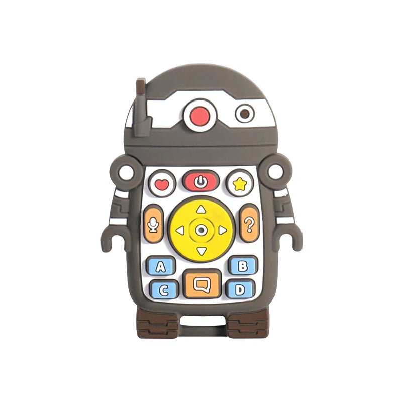 Baby Teething Toys Silicone Chew Teether Teethers for Babies Development Baby Rattle Newborn Infant Sensory Baby Toys 0-3-6-12 M