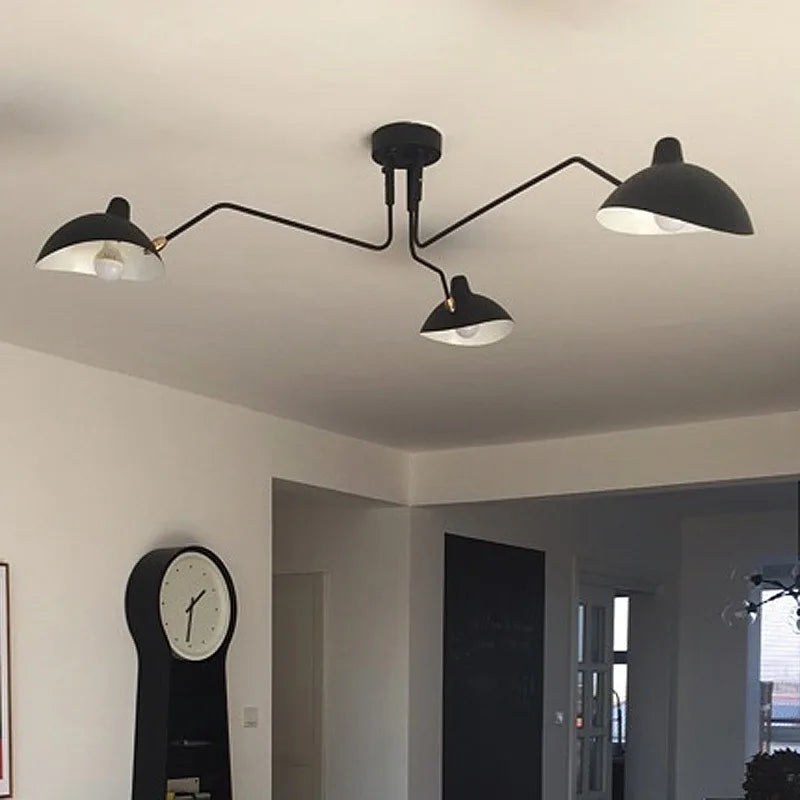 Modern Creative Spider Grabbing Pendant Light Personalized and Simple Living Room LED Ceiling Lamp Bedroom and Study Light