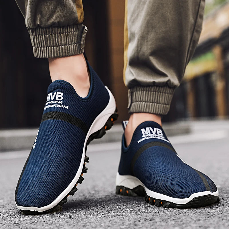 Summer Mens Casual Sport Shoes Fashion Mesh Breathable Sneakers Male Designer Tennis Shoes Man Training Walking Running Sneakers