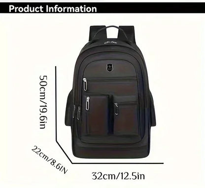Large Capacity Travel Backpack With Wheels, Multi Layer Trolley Luggage Bag, Multifunctional Weekender Overnight Bag Rucksack