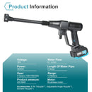 200Bar 6 IN 1 Brushless High Pressure Car Washer Gun Electric High Pressure Washer for Garden Tool Makita 18V Battery