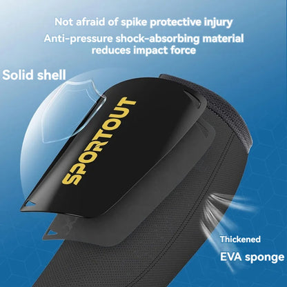 Loogdeel 1 par de espinilleras de fútbol, ​​protector de piernas para niños y hombres, accesorio deportivo