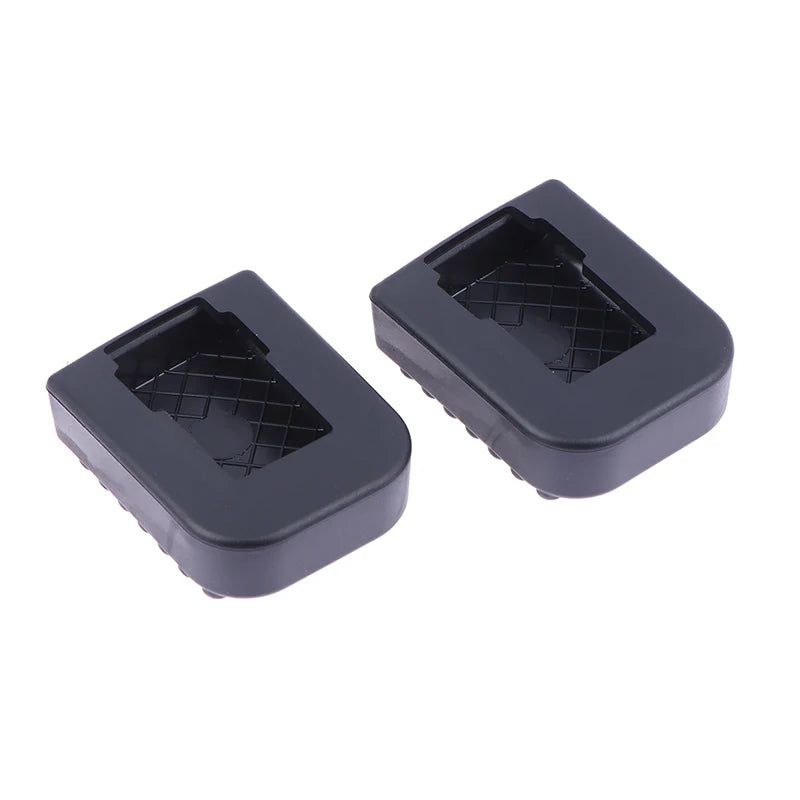 1/2Pcs Motorcycle Footrest Pad Soft For Scooter Support Rod Anti-slip Rubber Pads Motorcycle Base Bracket Extension Foot