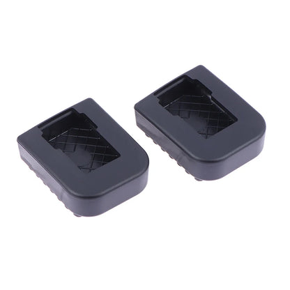 1/2Pcs Motorcycle Footrest Pad Soft For Scooter Support Rod Anti-slip Rubber Pads Motorcycle Base Bracket Extension Foot