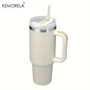 KEMORELA 30&40 oz Tumbler With Handle Lid Straw 887/1182ML Stainless Steel Water Bottle Vacuum Thermos Cup Travel Car Coffee Mug