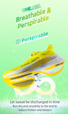 ONEMIX Carbon Fiber Plate Running Shoes Traction Shock Absorption Sneakers Professional Marathon PB Racing Sports Trainers Shoes