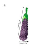 Hamster Rabbit Chew Toy Bite Grind Teeth Toys Corn Carrot Woven Balls for Tooth Cleaning Radish Molar Toys Cat Pet Supplies 1pc