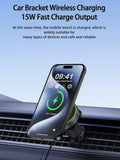 Novo carregador magnético sem fio para carro 2 em 1, para apple watch iwatch 8 7 6 iphone 15 14 13 12 pro max, suporte de carregamento rápido para carro