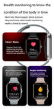 LAXASFIT 2025 New Smart Watch for Men Women Gift Full Touch Screen Sports Fitness Watch Bluetooth Call Digital Smartwatch