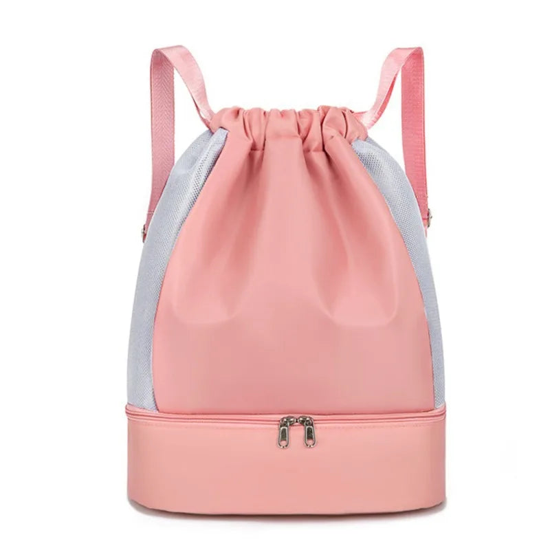 Wet Dry Separation Fitness Bag Swimming Bag Waterproof Travel Sport Bag Basketball Soccer Pouch Hiking Climbing Backpack