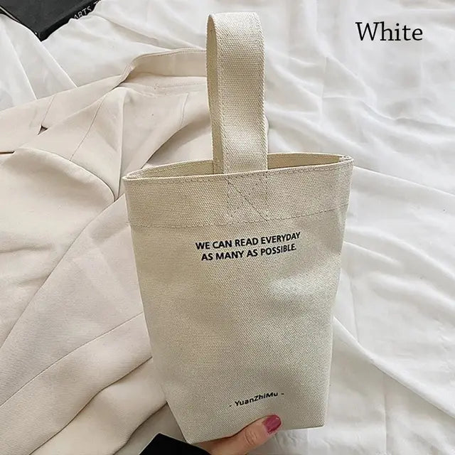 Large Capacity Canvas Tote for Women, Casual Handbags, Letters Shoulder Bag, Crossbody Shopper Bag, Purse 