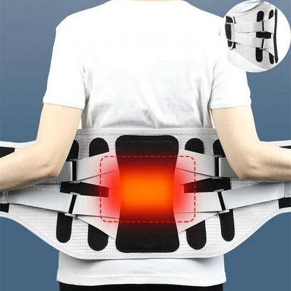 Cinturón de soporte lumbar para hernia discal, corsé ortopédico para aliviar el dolor de espalda y corregir la postura, descompresión de la columna vertebral.