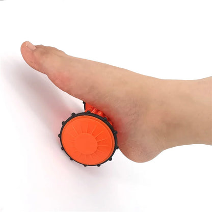 Masajeador de pies con rodillo para aliviar la fascitis plantar y el dolor de arco del pie en el talón, masajeador de reflexología para la espalda, piernas, manos y músculos relajantes.