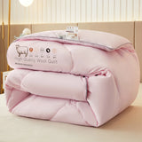 Luxury 100% Wool Quilt Core Autumn Winter Thickened Warm Quilted Comforter Fluffy Soft King Queen Size Solid White Duvet Insert