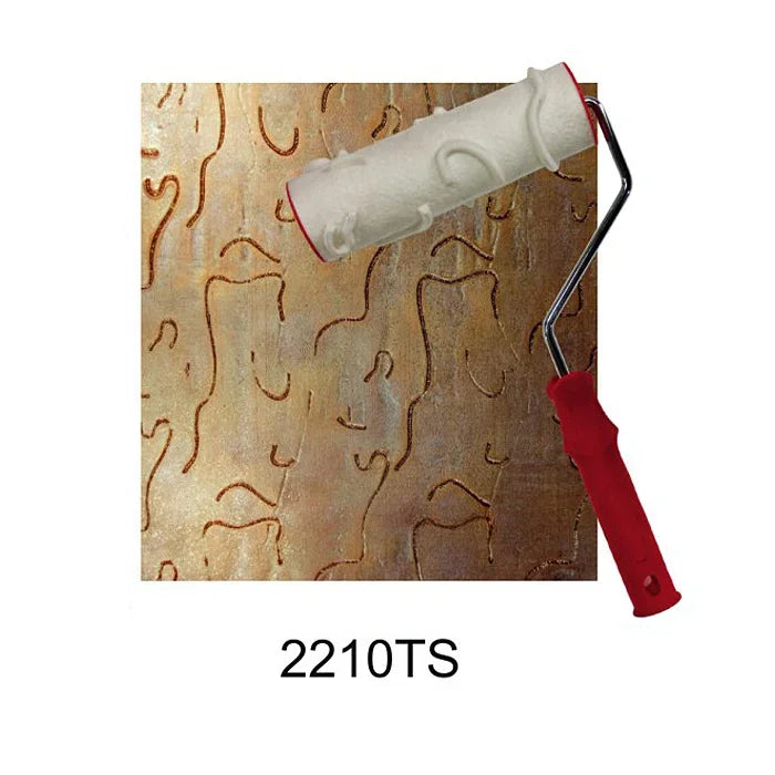 Decorative Paint Roller Patterned Painting Tool for Wall  Rubber Protection Stamp Polyurethane Textured Paint Pottery Wheel 2203