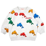 Cotton Spring/Autumn Baby Boys Girls Animals Printed Long Sleeve Hoodie Fashion Tops Kids Tracksuit Clothes 