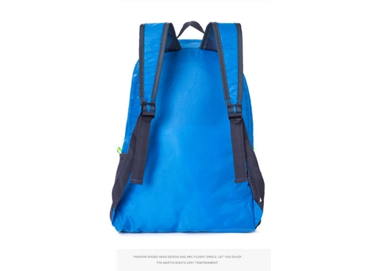 Unisex Foldable Backpack Travel Bag Lightweight Shoulder Backpacks Portable Outdoor Hiking Camping Sport Climbing Organizer Bags
