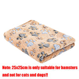 Soft Fluffy High Quality Pet Blanket Flannel Dog Sleeping Blanket Paw Print Pattern Pet Mat Warm Comfortable Blanket for Cat Dog