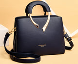 2026 New Style Crossbody Bag Medium Mom Bag Lychee Pattern Large Soft PU Zipper Closure Daily Use Fashionable Ladies Handbag Sac