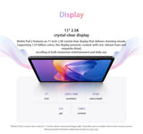 Tablet xiaomi redmi pad 2 11 polegadas tela 2,5K - bateria de 9000 mAh wi-fi
