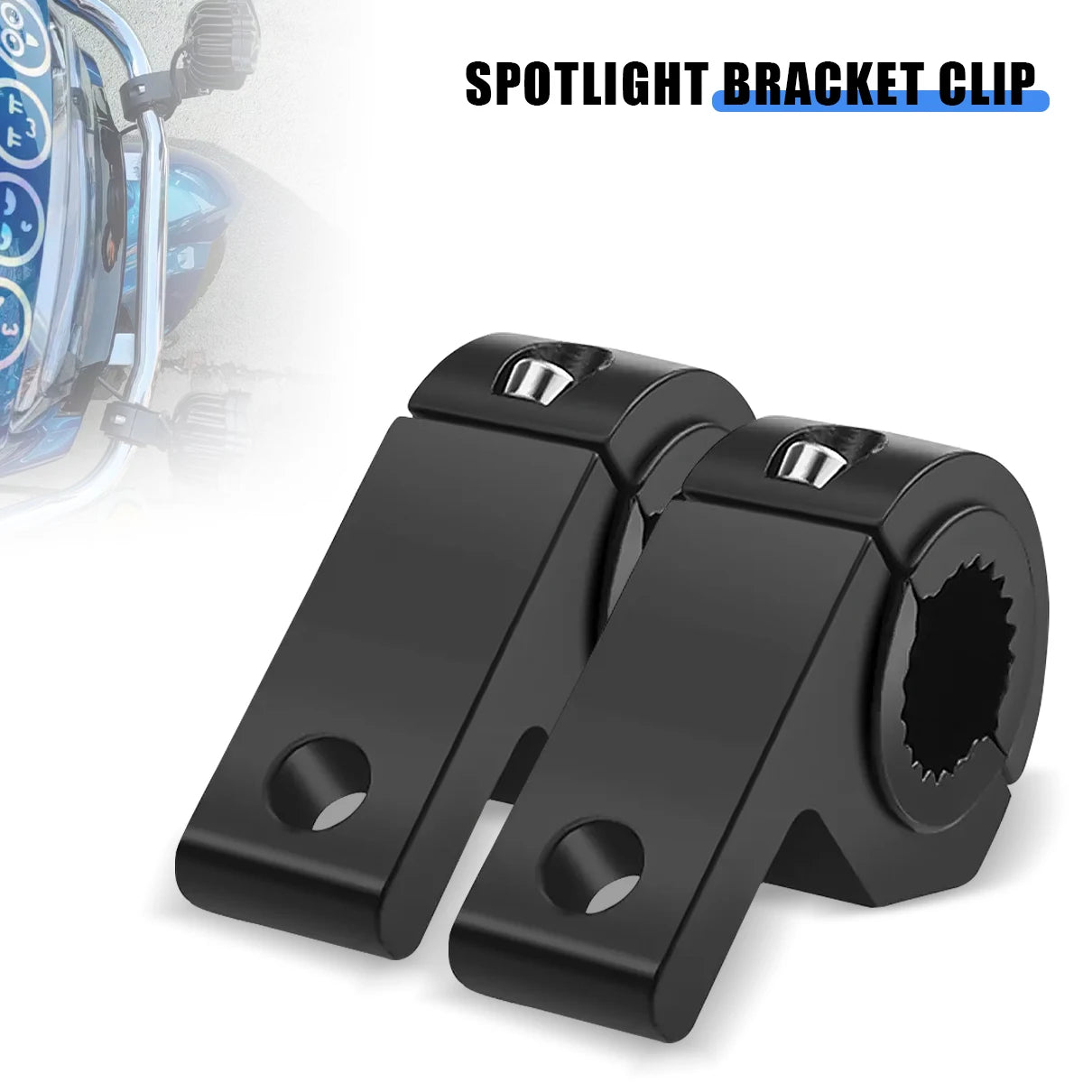 ATV Car Motorcycle LED Headlight Clamps Brackets Tube Clamp Mount Kit For Auto Motorbike Spotlights Fog Light Mount Accessories
