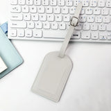 Personalized Initials Luggage Tag Custom Letters Men Women Suitcase Name Tag PU Airplane Labels Engrave Logo Travel Accessories