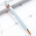 50pcs Light Metal Ballpoint Pen Touch Screen Pen Office School Advertising Pen Custom Logo Text Engraving Laser Engraving