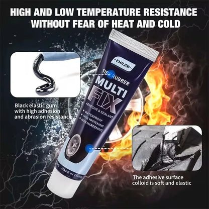 Strong Rubber Tire Repair Glue, resistente ao desgaste, não corrosivo, adesivo, colagem, reparação de pneus de carro, selante, 50ml, 3 pcs