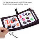 4 Pages Enlightenment Early Learning Books Children Black and White Cloth Book for Kids Montessori Educational Toys