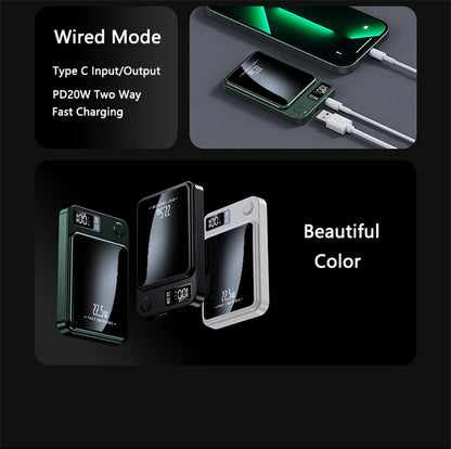 PD22.5W Fast Charging Power Bank 20000mAh 15W Magsafe Wireless Charger for iPhone 15 14 13 12 11 Samsung Huawei Xiaomi Powerbank