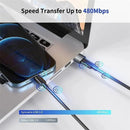 3-Pack USB to USB C Adapter, USB C Female to USB Male Super Fast Charging and OTG Converter Compatible with iPhone 15/14/13/12 P