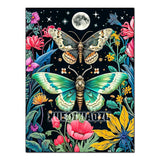 5D Diamond Painting Kits for Adults, Full Round Diamond Art Butterfly, Very Suitable for Beginners and Gifts for Wall Home Decor