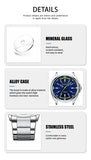 CURREN 8455 Men's Quartz Watch Large Dial Waterproof Stainless Steel Strap Casual Business Elegant Watches for Men Reloj Hombre