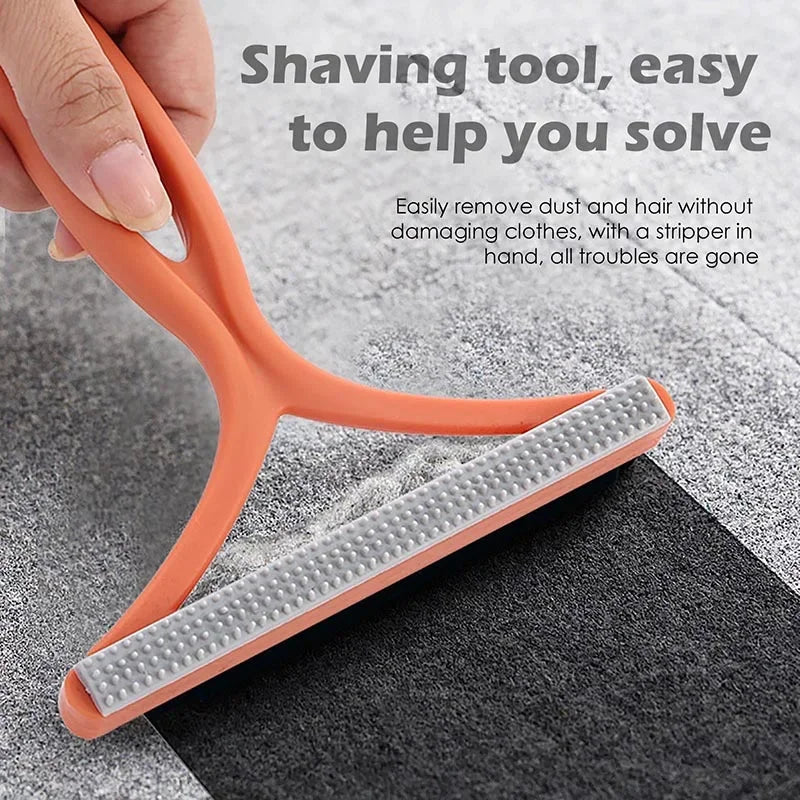 Pet Cat Hair Remover Brush Portable Silicone Comb Double-Sided Scraper for Cats Dog Sofa Clothes Home Cleaning Accessories