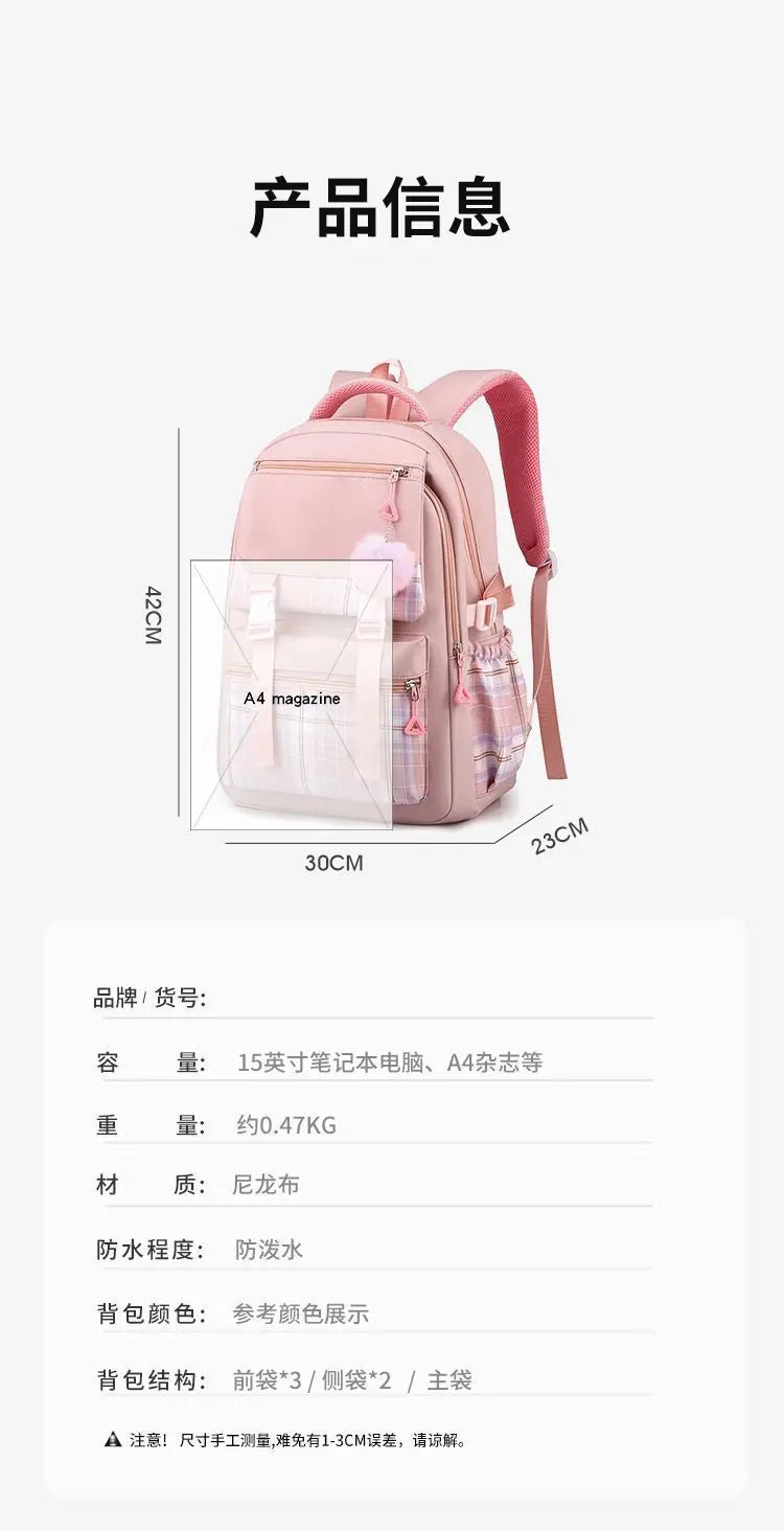 Mochila de la película Barbie para niñas, niños, estudiantes, adolescentes, niños, mochilas escolares informales, regalo de cumpleaños para niños