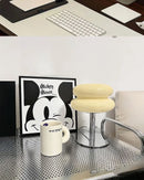 Macaron Glass Table Lamp Trichromatic Dimming Living Room Atmosphere Lamps Eye Protection Night Light Girl Bedroom Bedside Decor