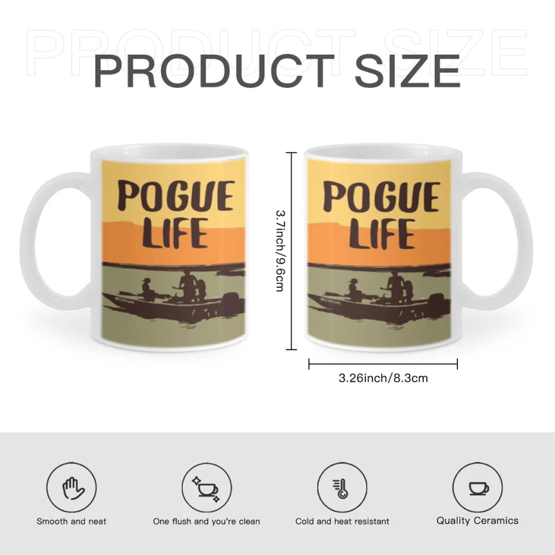 O-Outer Banks Anime Free shipping 11OZ Coffee Mug Beer Mugs Tea Milk Cup For coffee  Surprised Gift