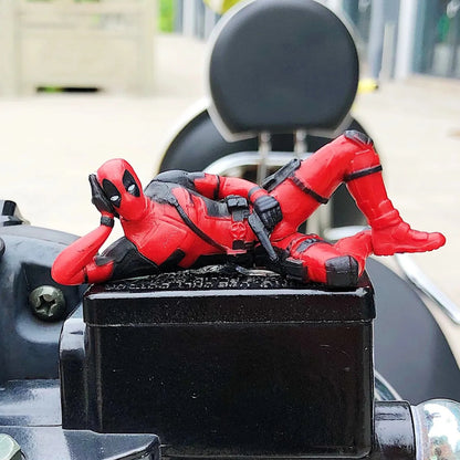 Sitting Anime Figure Hero Doll Home Decoration Mini Figurine Car Interior Miniature Model Collection Figurine Kids Toy Gifts