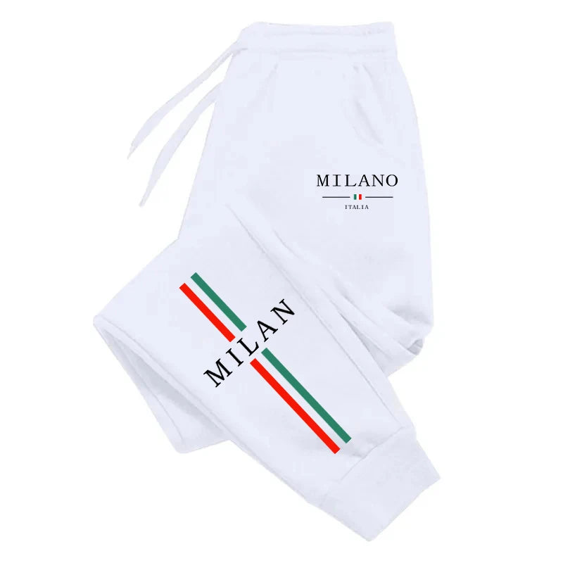 Mens Sweatpants Fashion City Print Versatile Gym Jogging Pants HotSales Soft Sports Casual Trousers High Quality Trend Man Pants