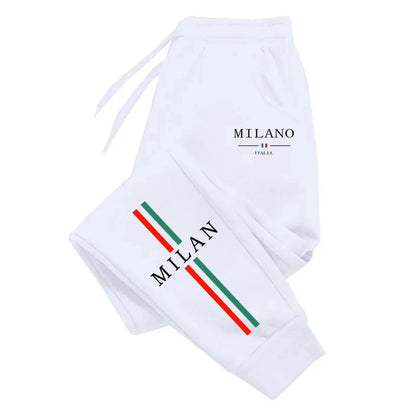 Mens Sweatpants Fashion City Print Versatile Gym Jogging Pants HotSales Soft Sports Casual Trousers High Quality Trend Man Pants