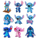 Anime Stitch Building Blocks Angel Scrump Guitar Holding Book Stitch Model Assembled Toys Children's DIY Mini Brick Figure