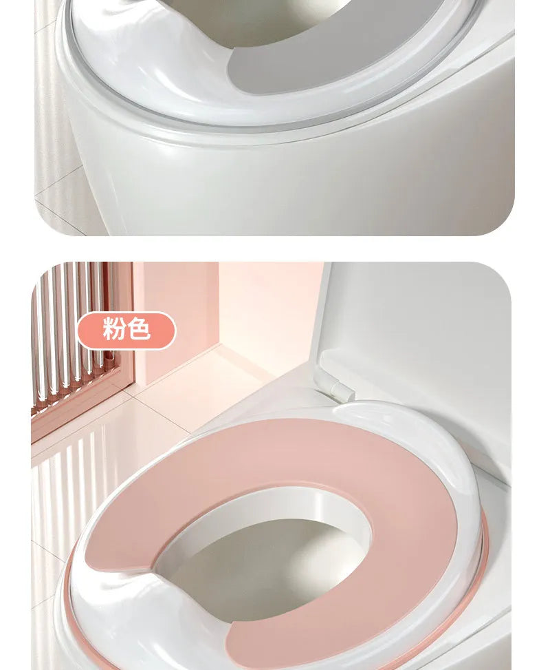 Children's Toilet Seat Potties Seat Children's Toilet Seat Universal Splash Proof Toilet Training for Male and Female Babies
