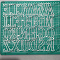 Letter A-z Metal Cutting Dies Scrapbooking Embossing Dies Stencil Template Art Decoration Knife Mold Craft Die Cut