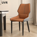 UVR Creative Dining Chair Living Room Kitchen Backrest Stool Modern Simple Cafe Chair Household Hotel Restaurant Chair Furniture