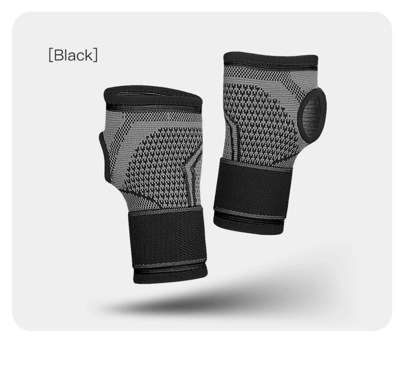 1Pcs Knitting Wrist Support Elastic Adjustable Bandage Hand Sport Wristband Gym Support Hand Guard Wrap Carpal Tunnel