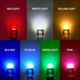 10Pcs T10 W5W 194 168 COB For Car LED burst Bulb Green Red 3000K 6000K Amber License Plate Lamp  Auto Dome Lights Canbus 12V 24V