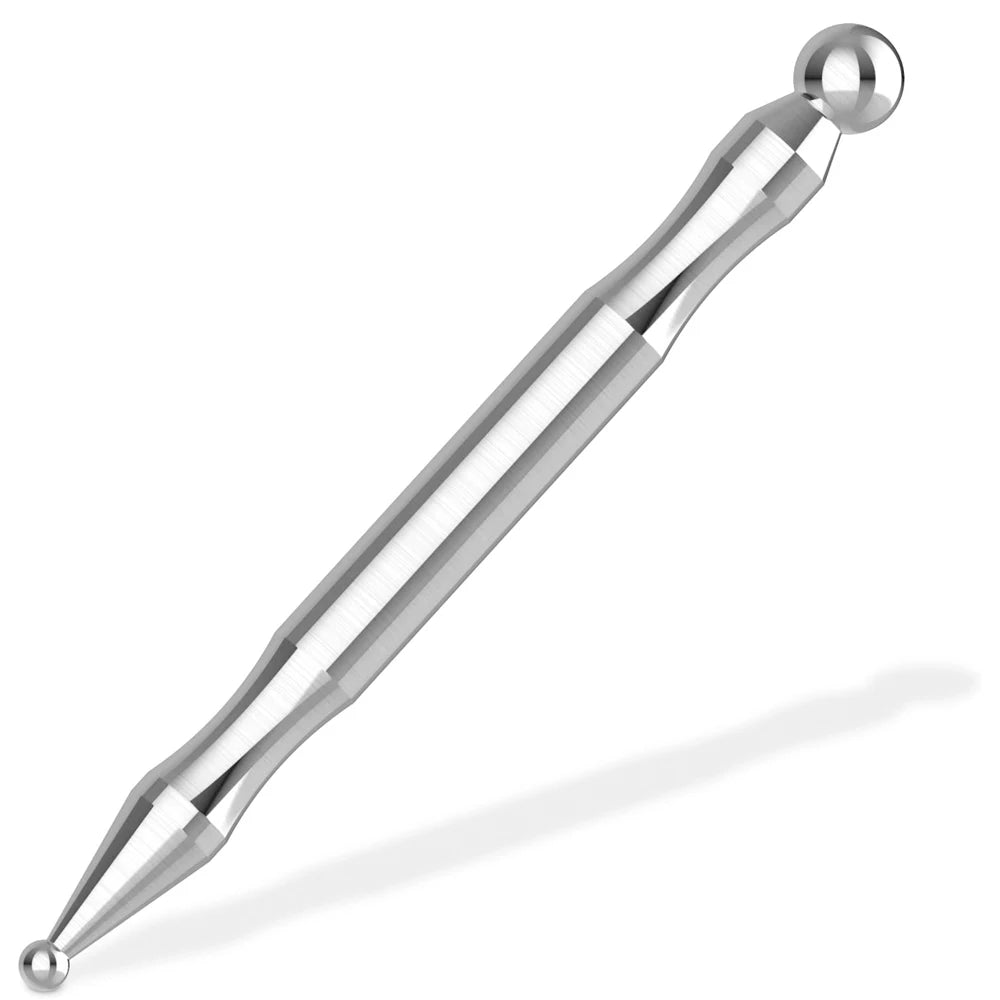 Ears Acupuncture Point Probe Massage Tool Painless Stainless Steel Portable Acupoint Detecting Pen Facial Reflexology Tool